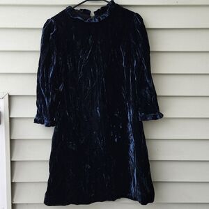 Shoshanna 3/4 slevee velvet dress